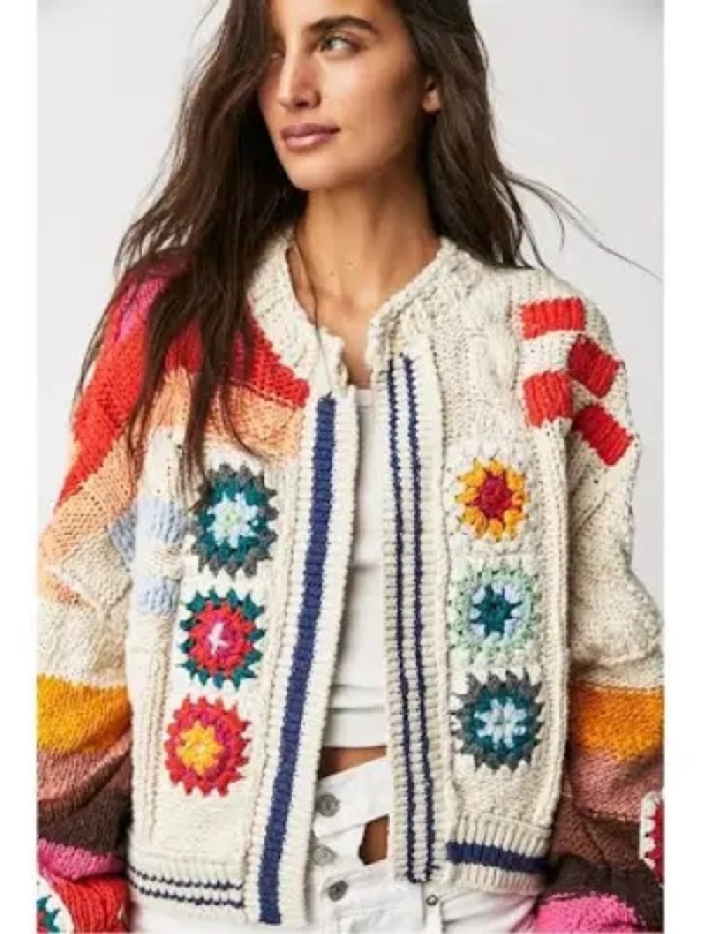Free People Clear Skies Cardi Size M- Sold Out and Hard to Find!